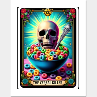 "The Cereal Killer" Funny Tarot Card Posters and Art